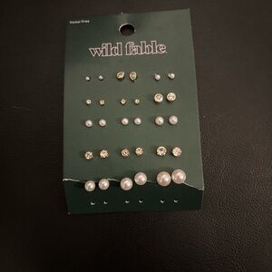 Wild Fable Gold and Pearl Earring Collection